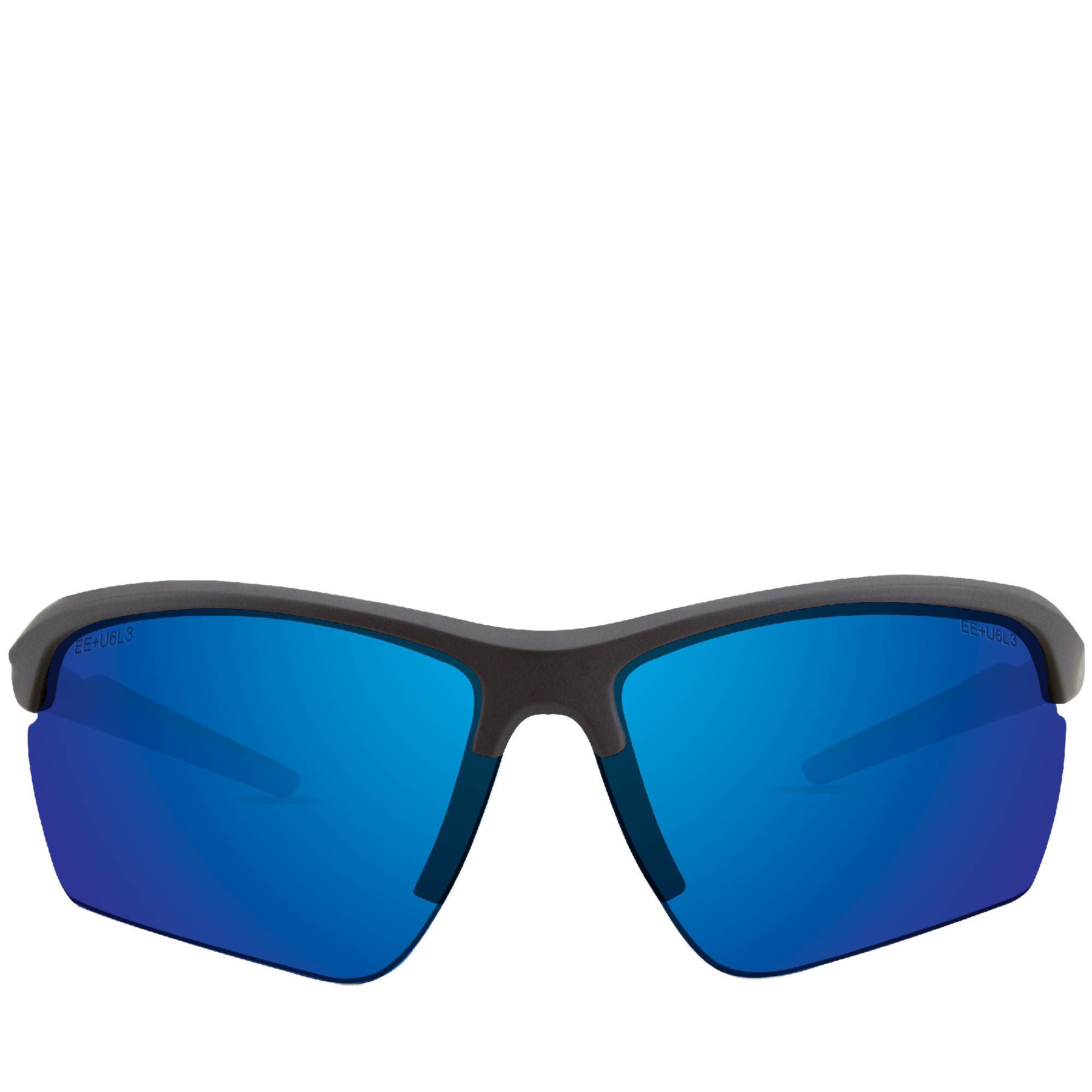 Epoch 7: Sport Sunglasses - Grey & Blue Frames